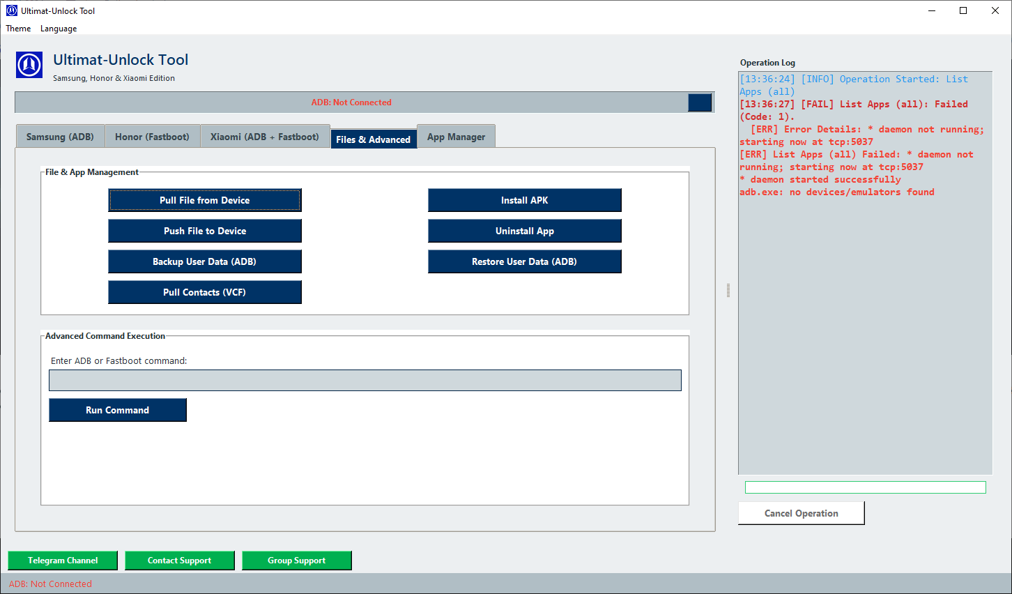 Ultimat-unlock tool samsung honer & xiaomi edition 1 Ultimat-unlock tool