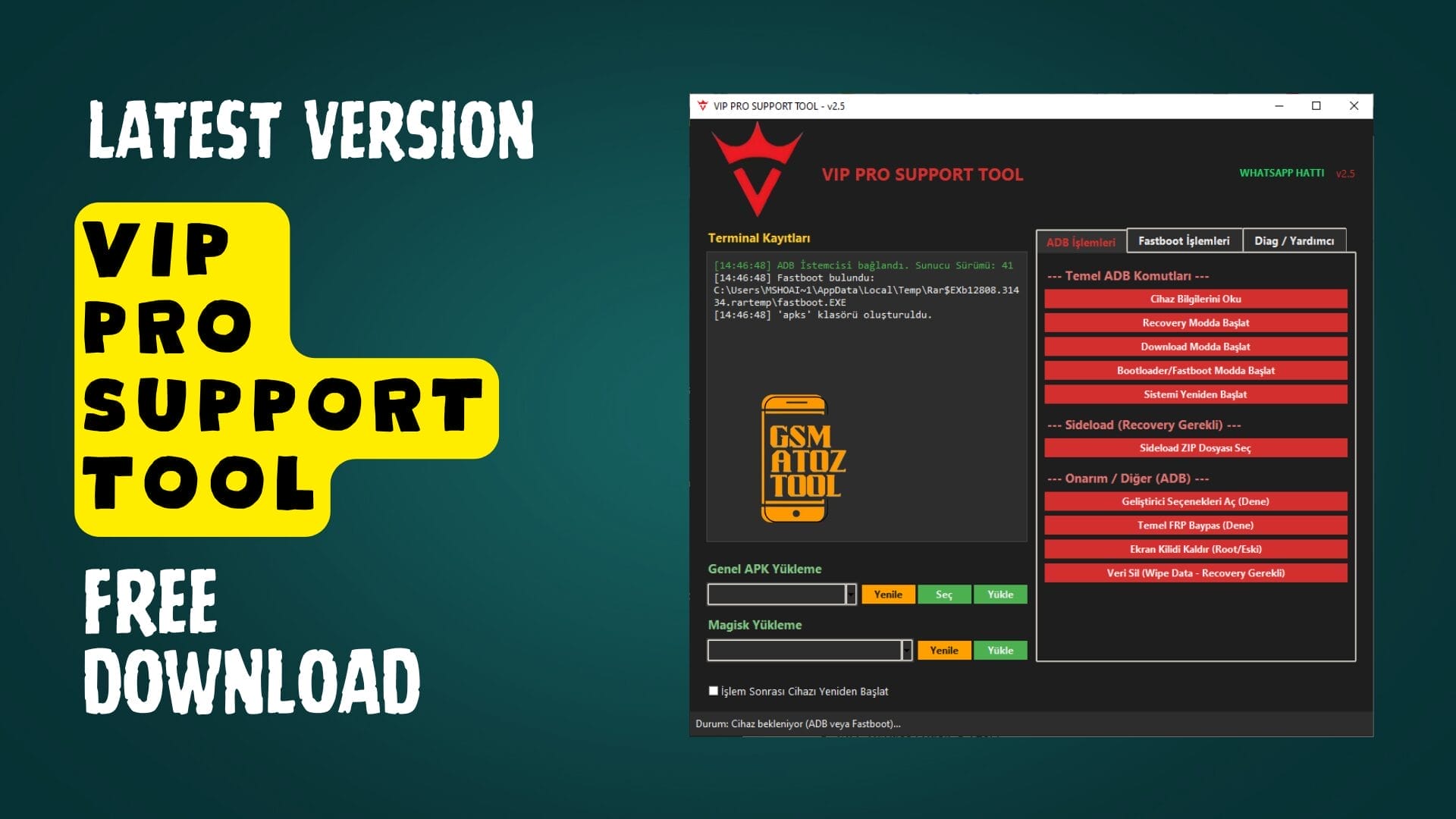 Vip pro support tool