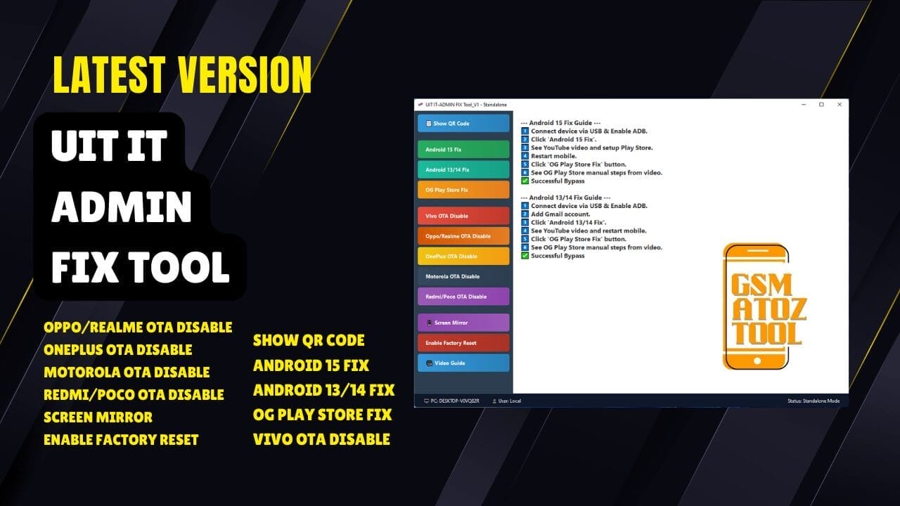 Uit it-admin tool android fix & admin ota tool Uit it-admin tool android fix & admin ota tool