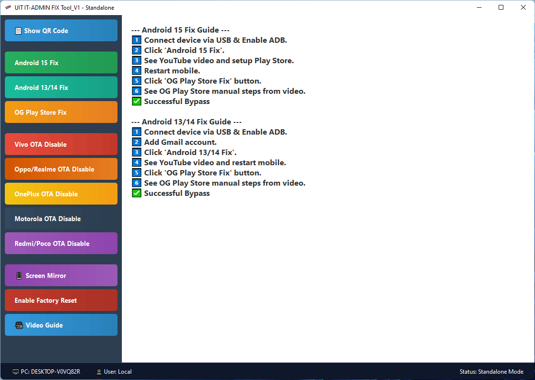 Uit it-admin fix tool Uit it-admin fix tool