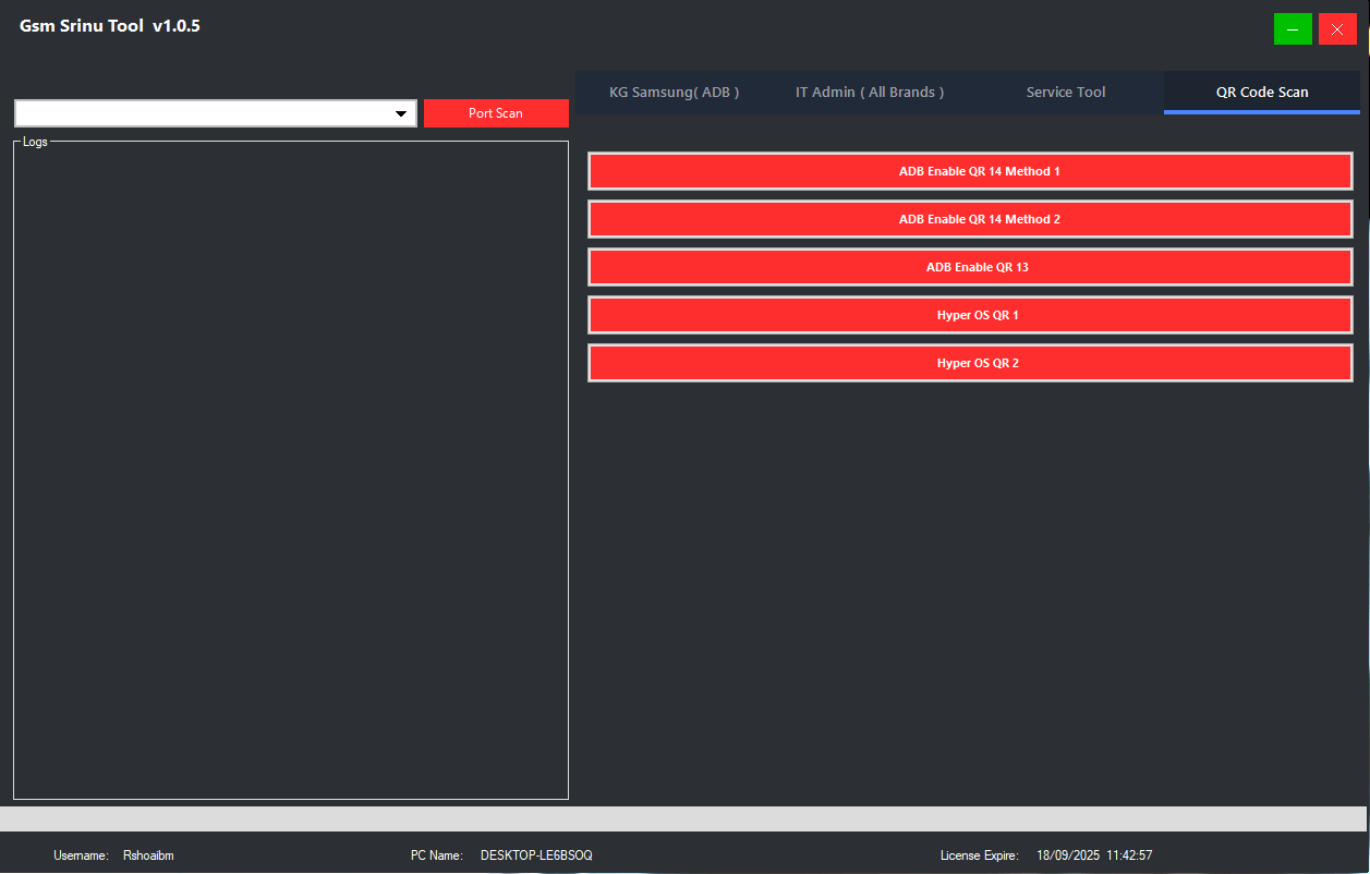 Gsm srinu tool qr code scan tab with adb enable qr android 14 methods android 13 qr enable hyper os qr 1 and qr 2 Gsm srinu tool qr code scan tab with adb enable qr android 14 methods android 13 qr enable hyper os qr 1 and qr 2