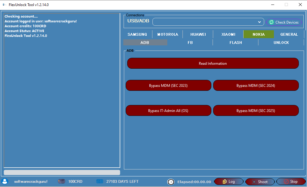 Flexunlock tool v1. 2. 17. 00 universal frp, kg, bootloader unlock 6 Flexunlock tool nokia – frp, mdm, and bootloader unlock