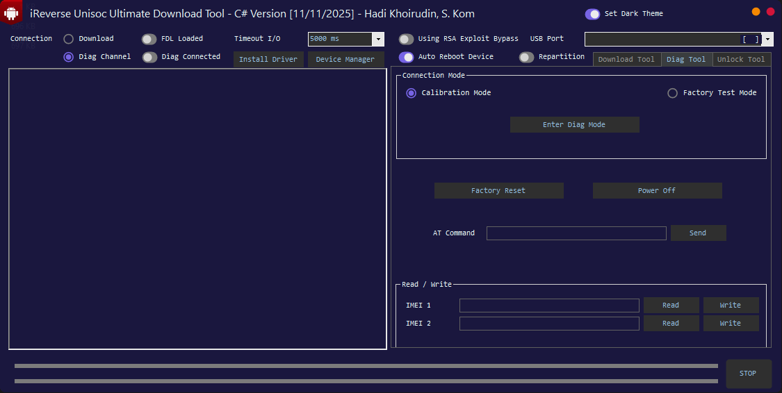 Ireverse unisoc ultimate download tool for frp flash and unlock 3 Ireverse unisoc ultimate download tool interface showing pac firmware file loader and flashing options