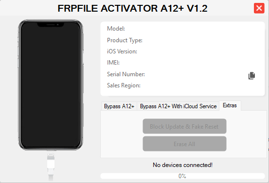 Frpfile activator a12 + tool bypass hello screen iphone 3 Frpfile activator a12+ tool v1. 2 iphone hello screen bypass utility