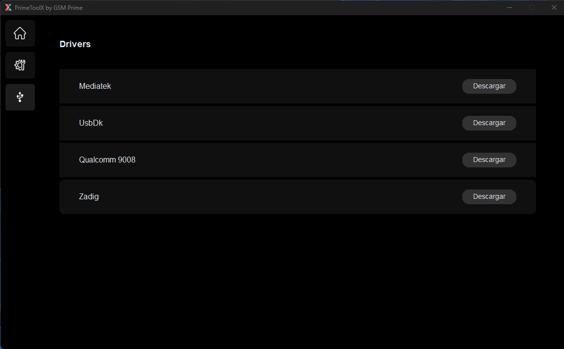 Primetool x v8. 7 latest version free download 6 Prime tool download interface showing smartphone unlocking and flashing features