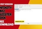 Infinity cm2 kleister tool software interface and free download banner for mobile repair.