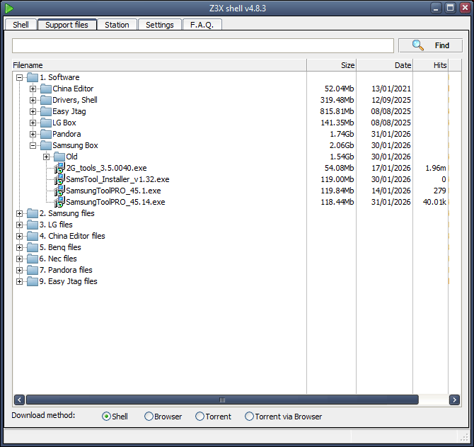 Z3x shell tool v4. 8. 3 free download official z3x box manager 2 Z3x shell tool latest version interface for z3x box module management
