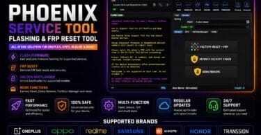 Phoenix service tool all-in-one flashing & frp reset tool for oneplus oppo realme & more